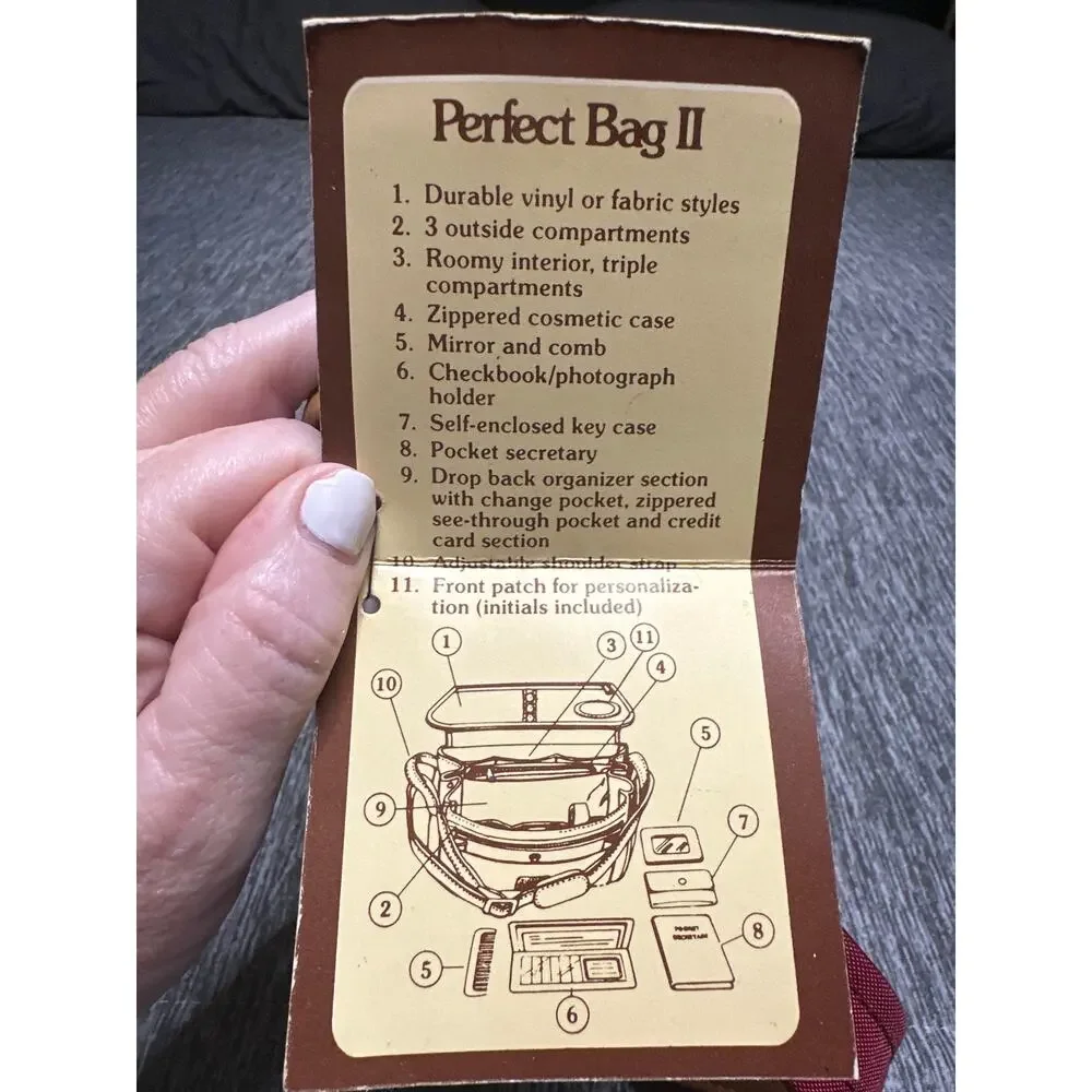 Vintage 1970 Sears Perfect Bag II New With Tags and Accessories Travel Vacation